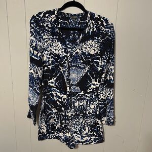 Intermix Silk Romper Size Medium